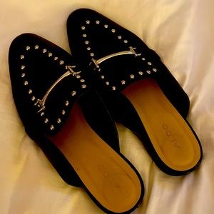 Black slip ons
